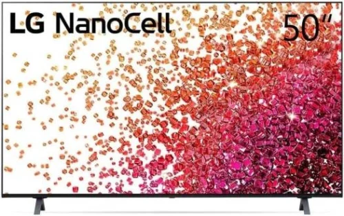 LG NANOCELL TV | 50 INCH NANO75 SERIES CINEMA SCREEN DESIGN 4K ACTIVE HDR WEBOS SMART TV WITH THINQ AI (MODEL 50NANO75VPA)